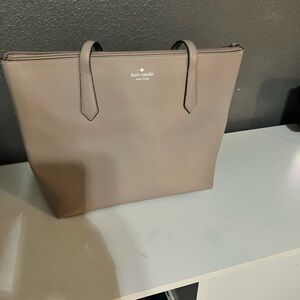 Kate Spade Taupe Tote Bag